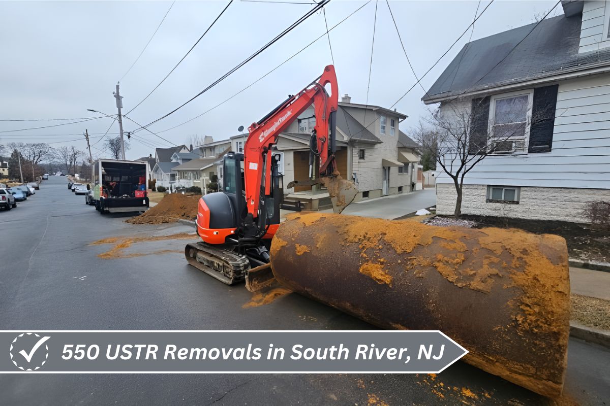 Successful 550-Gallon UST Removal in South River, NJ